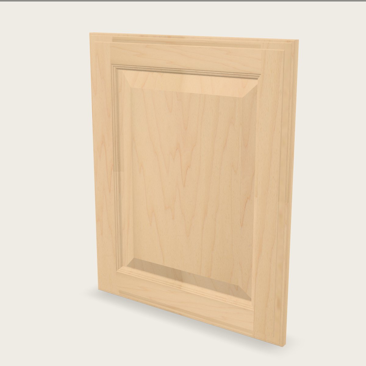 Raised panel cabinet door, 3D preview